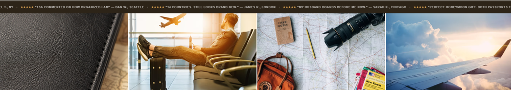 RFID Passport Cover — Premium Leather Travel Case